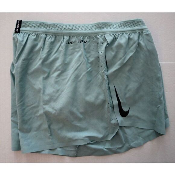 Nike CJ7837 Men's Sz XL Mineral Green Aeroswift ADV 2” Running Racing Shorts - Picture 7 of 8